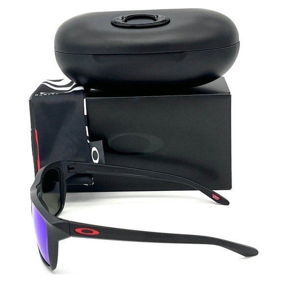 OAKLEY SYLAS OO9448-22 Qatar Matte Black / Prizm Sapphire 57mm sunglasses - Picture 4 of 4